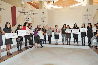 Ministros apoyan manifestación de mujeres en SCJN 