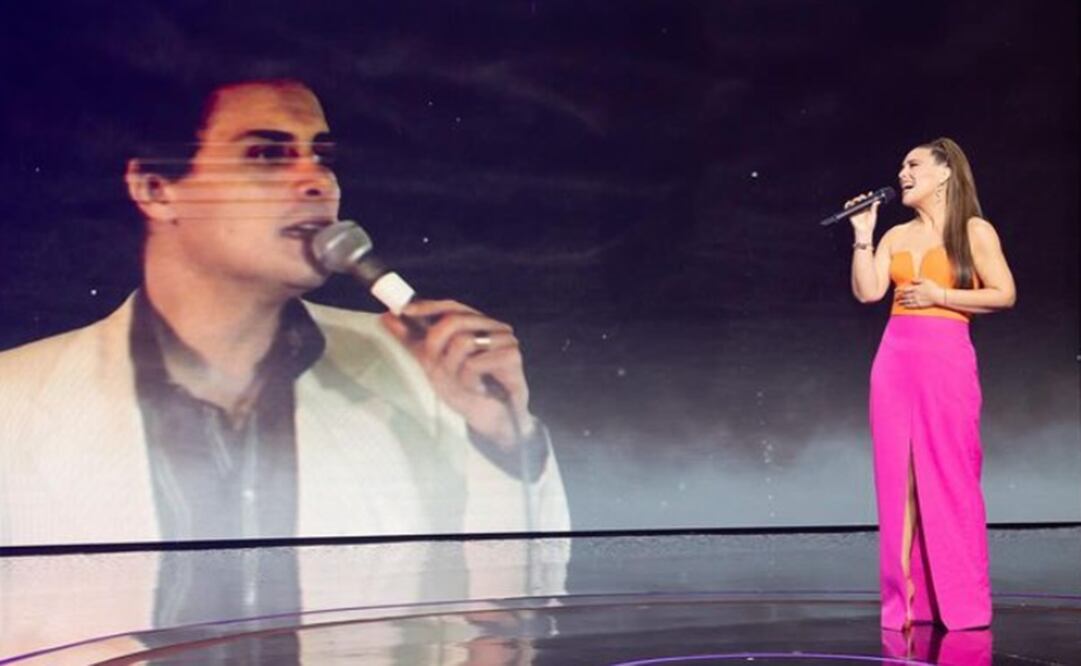 La tecnología le regaló a la conductora uno de los momentos más emotivos de su vida. Foto: Instagram.