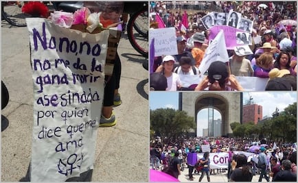 March against gender violence reaches central Mexico City