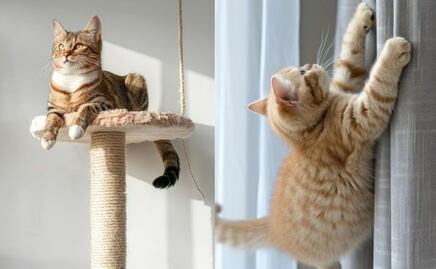 ¿Cómo evitar que un gato trepe, según adiestradora?