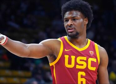 Bronny James, hijo de LeBron, anunció que será parte del siguiente Draft de la NBA