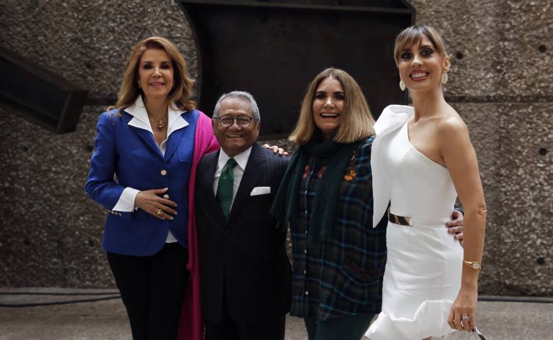 Manzanero, Guadalupe Pineda (i), Tania Libertad (d-i) y Filippa Giordano ofrecerán un concierto para apoyar a damnificados  FOTO: EFE