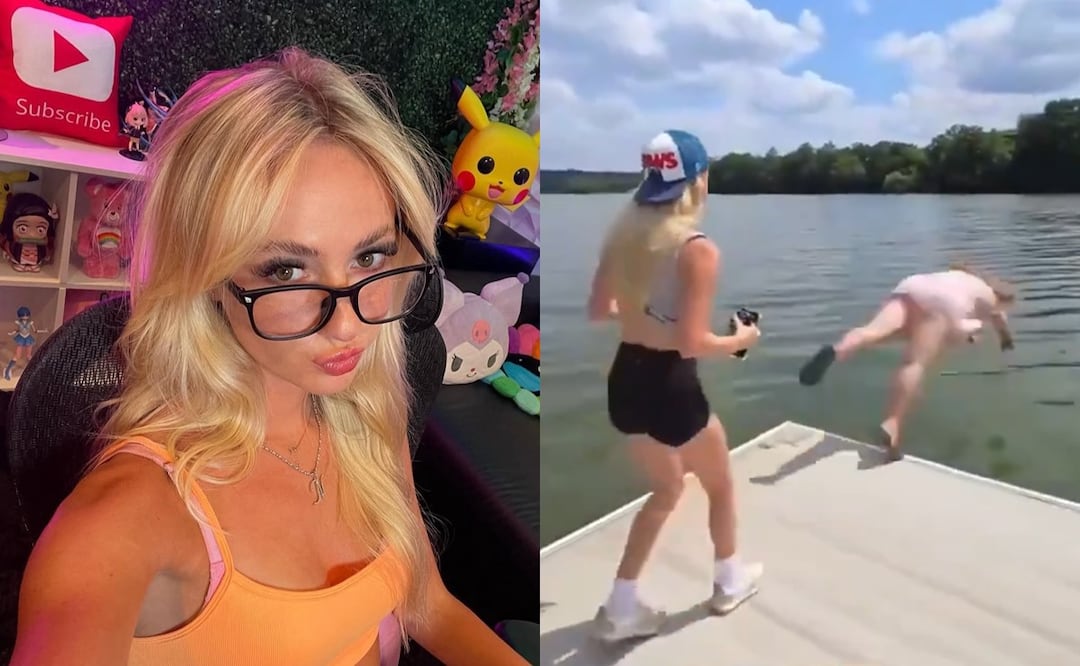 La influencer provocó indignación en la red al jugarle una broma pesada a una indigente. Fotos: Redes Sociales