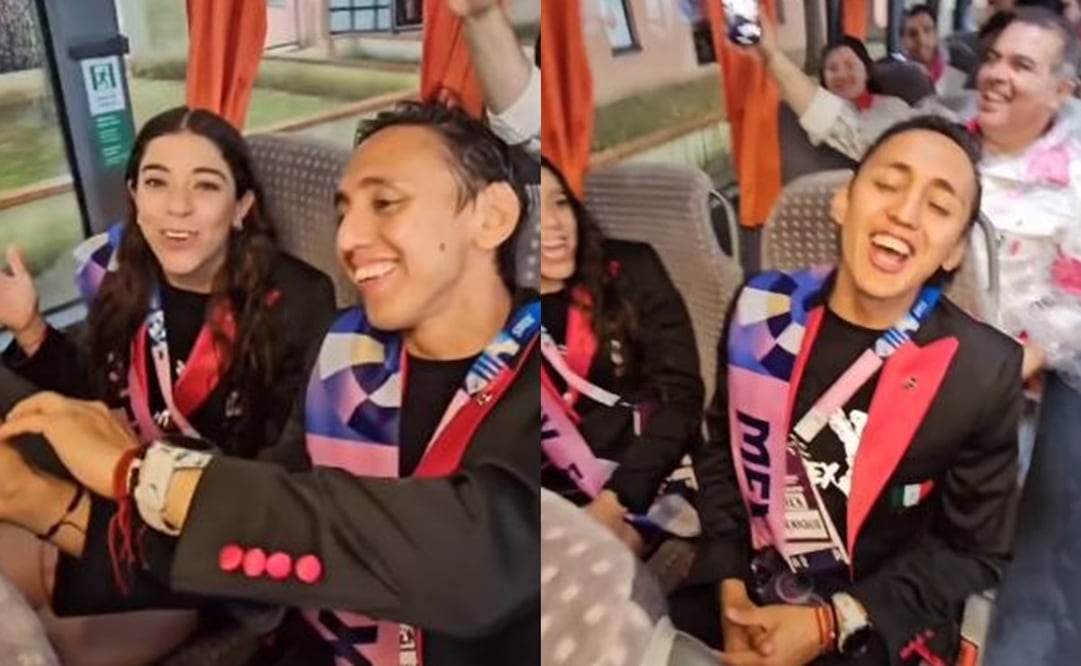 Delegación mexicana, en los Juegos Olímpicos, canta 'Cielito Lindo' - Fotos: Comité Olímpico Mexicano en Instagram