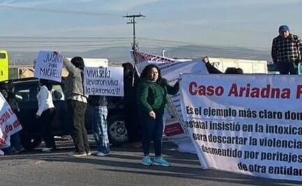 Bloquean la autopista México-Pachuca por desaparición de Michelle en Tizayuca; fue vista por última vez el pasado 16 de enero