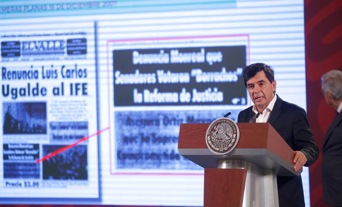 Ramírez Cuevas dijo que en la presente administración no ha habido violaciones a los derechos humanos. Foto: Germán Espinosa