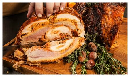 #RECETA de turduckhen para Thanksgiving