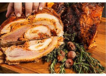#RECETA de turduckhen para Thanksgiving