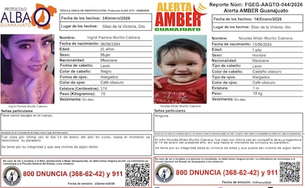 Ingrid Pamela y su bebé desaparecen en Silao, Guanajuato; activan protocolos Alba y Alerta Amber