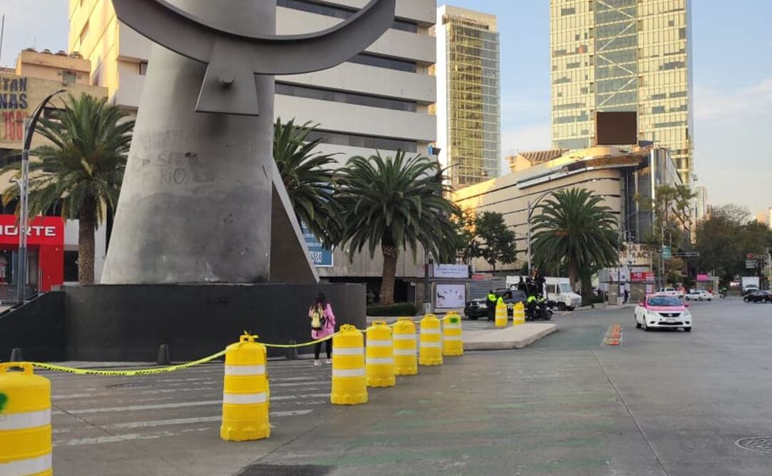 EN VIVO cierres viales en Paseo de la Reforma por día del Policía