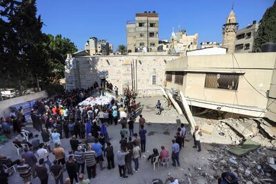 Israel niega que iglesia en Gaza haya sido su objetivo