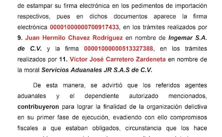 Agentes aduanales, parte de la red de huachicol de Ruffo