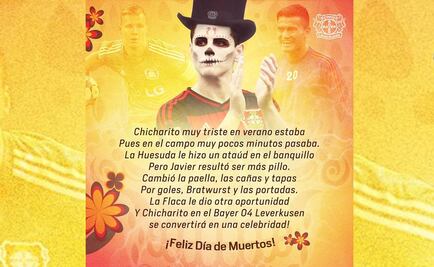Leverkusen dedica calaverita al "Chicharito" 