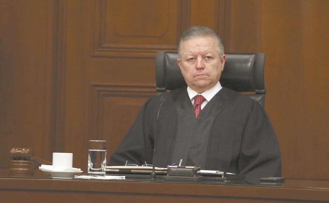 Arturo Zaldívar inauguró el primer periodo de sesiones de 2022 de la Suprema Corte. Foto: Archivo