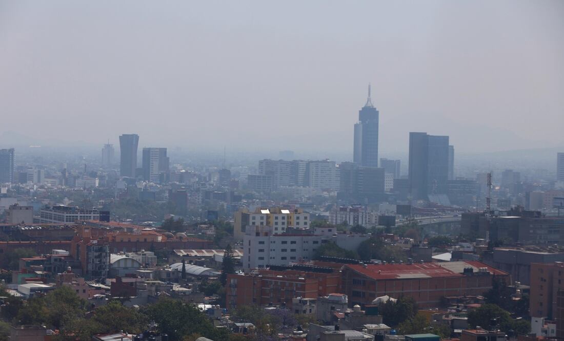 Este viernes 9 de mayo se registra muy mala calidad del aire en la CDMX. Foto: Diego Simón Sanchez / EL UNIVERSAL