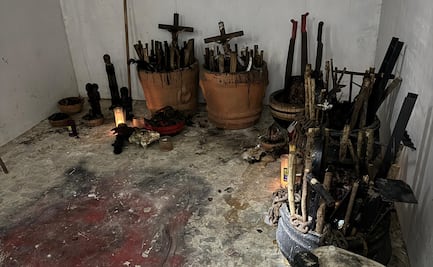 Hallan altar con cráneos humanos en casa de excolaborador de Cuauhtémoc Blanco; detienen a presunto escolta del exfuncionario