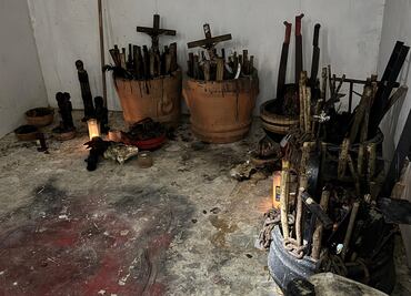 Hallan altar con cráneos humanos en casa de excolaborador de Cuauhtémoc Blanco; detienen a presunto escolta del exfuncionario