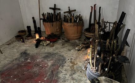 Hallan altar con cráneos humanos en casa de excolaborador de Cuauhtémoc Blanco; detienen a presunto escolta del exfuncionario