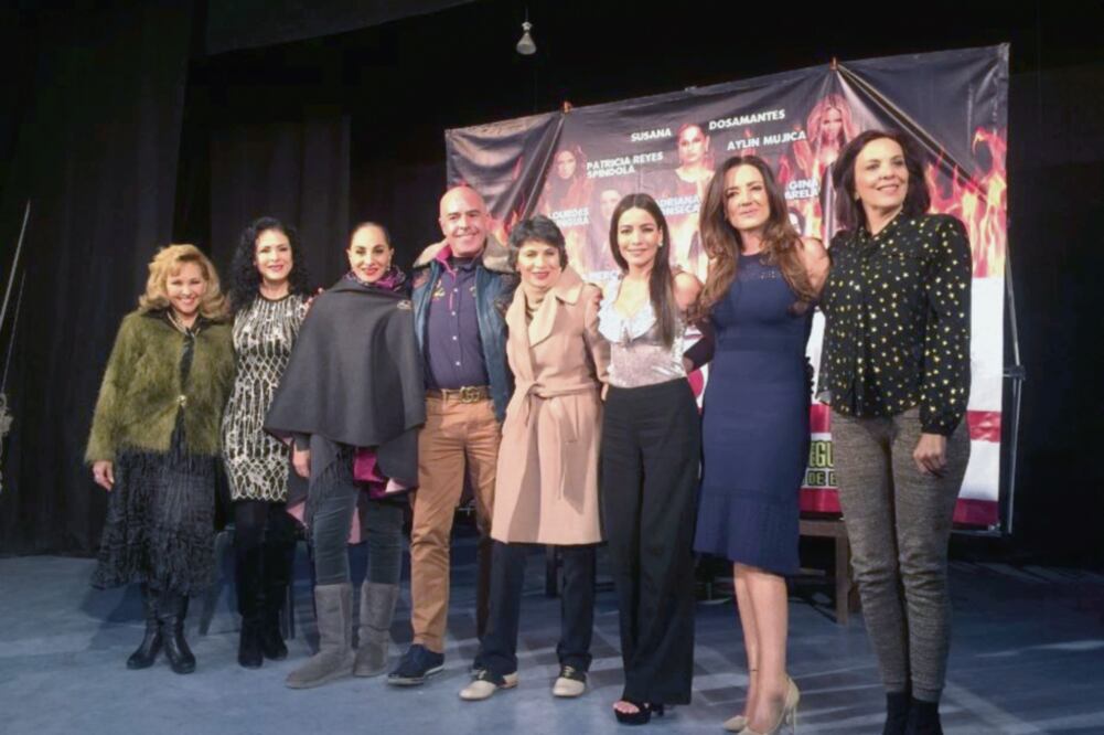 La actriz actúa en el montaje de la obra Hijas de su madre (CORTESÍA)