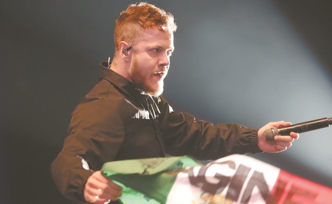 La agrupación estadounidense mostró su amor por México portando una bandera tricolor (FOTOS: NADYA MURILLO. EL UNIVERSAL)