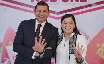 Alejandro Armenta y Claudia Rivera encabezan encuesta de Morena en Puebla; Mier no estuvo presente