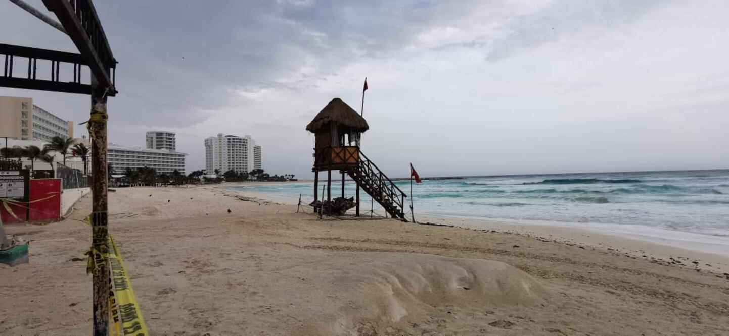 Municipios del este, oeste y centro de Quintana Roo entran en Alerta Roja por Beryl. (Foto: Adriana Varillas)