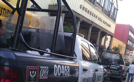 Vandalizan Congreso de Morelos durante comparecencia