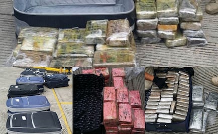 Aseguran más de media tonelada de cocaína en el AICM