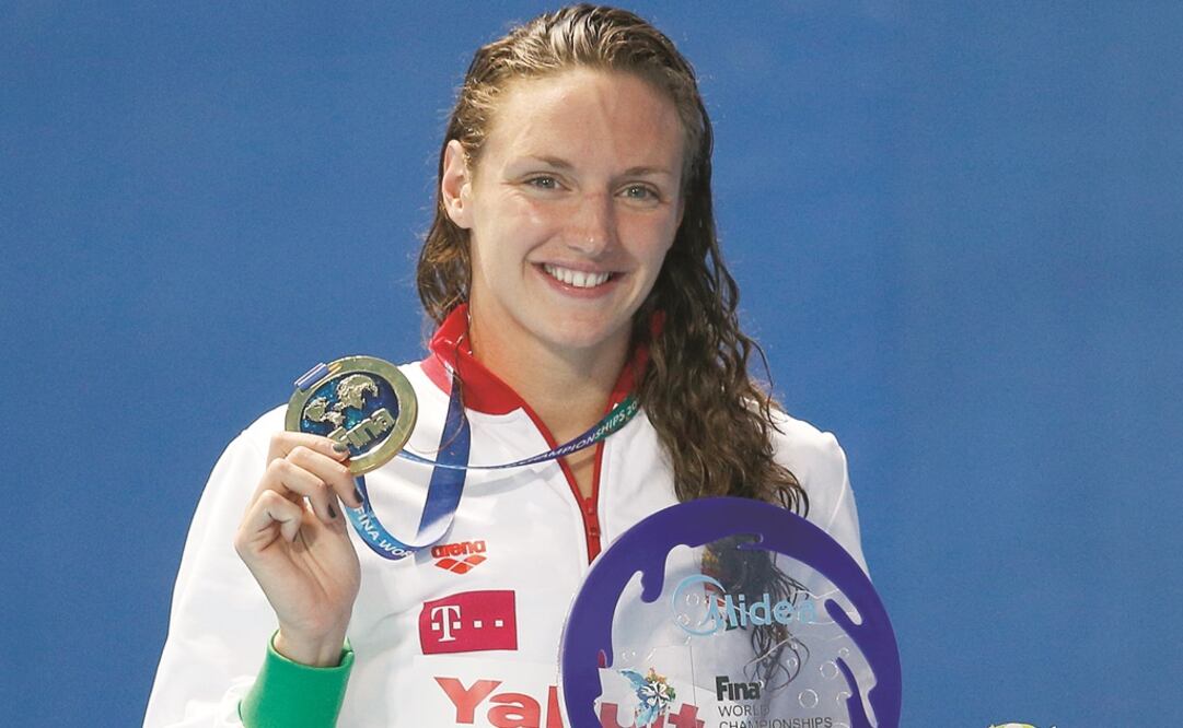 Katinka Hosszu estará en el Mundial de 2017 en busca de medallas para el país anfitrión. (ARCHIVO. EL UNIVERSAL)