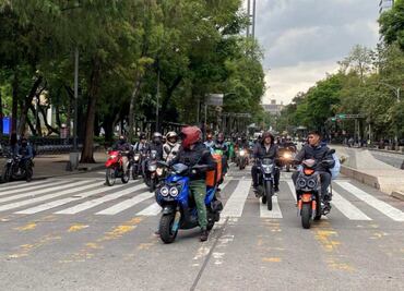 Tras más de 5 horas de bloqueos, repartidores de plataformas digitales liberan vialidades; tendrán mesa de diálogo con autoridades