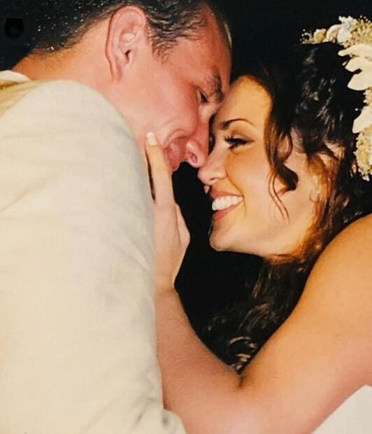 Así se veían Andrea Legarreta y Erik Rubín al inicio de su relación