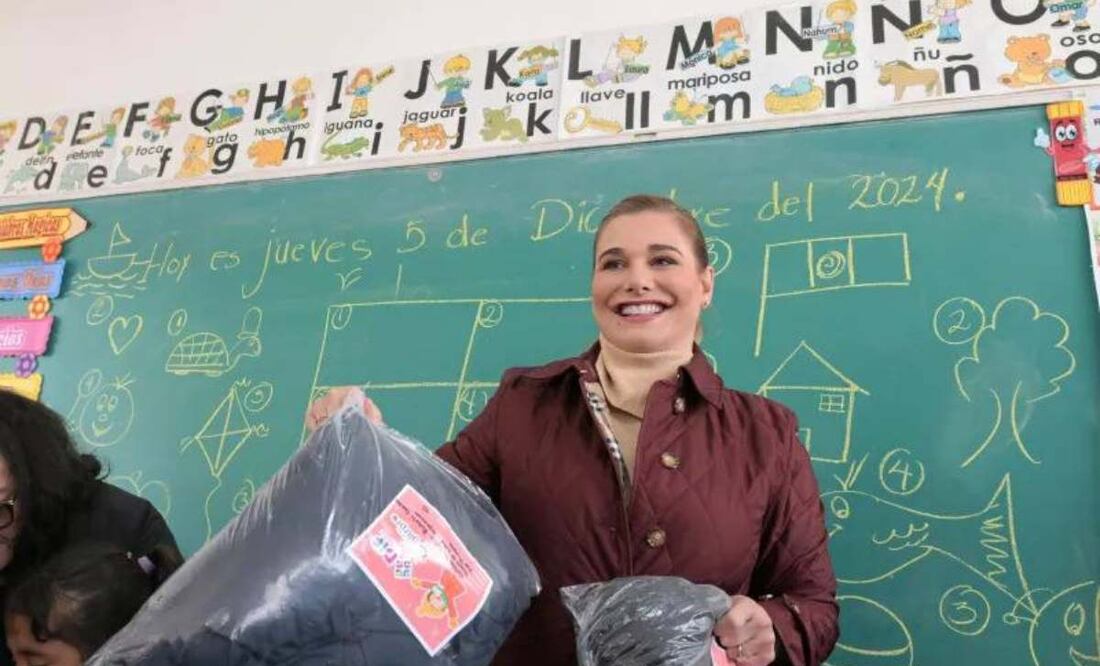 Maru Campos comienza con el programa "Juntos sin frío". Foto: especial