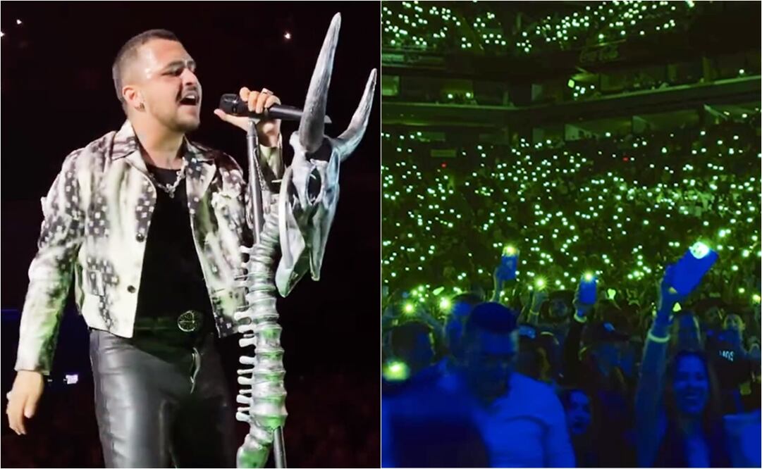 Christian Nodal se presentó este fin de semana en Madrid, batiendo récord. 
Fotos: Instagram y Twitter