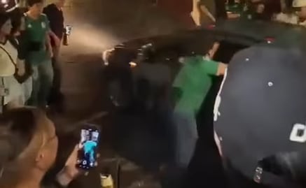 Dirigente juvenil de Morena Zacatecas agrede a conductora en festejos por triunfo de México ante Chequia; es separado de su cargo