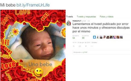 Femexfut tuitea por error foto de bebé