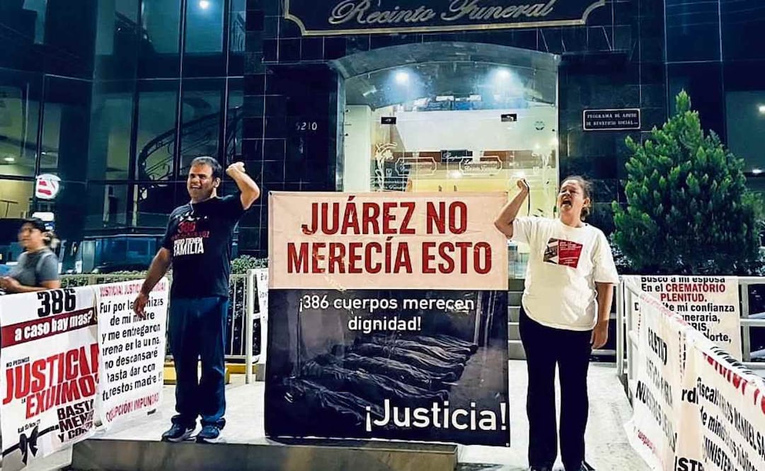 A lo largo de un año, colectivos de familias han exigido justicia y que se castigue a funcionarios que permitieron que el Crematorio Plenitud acumulara más de 300 cadáveres sin cremar a lo largo de tres años. Foto: Especial