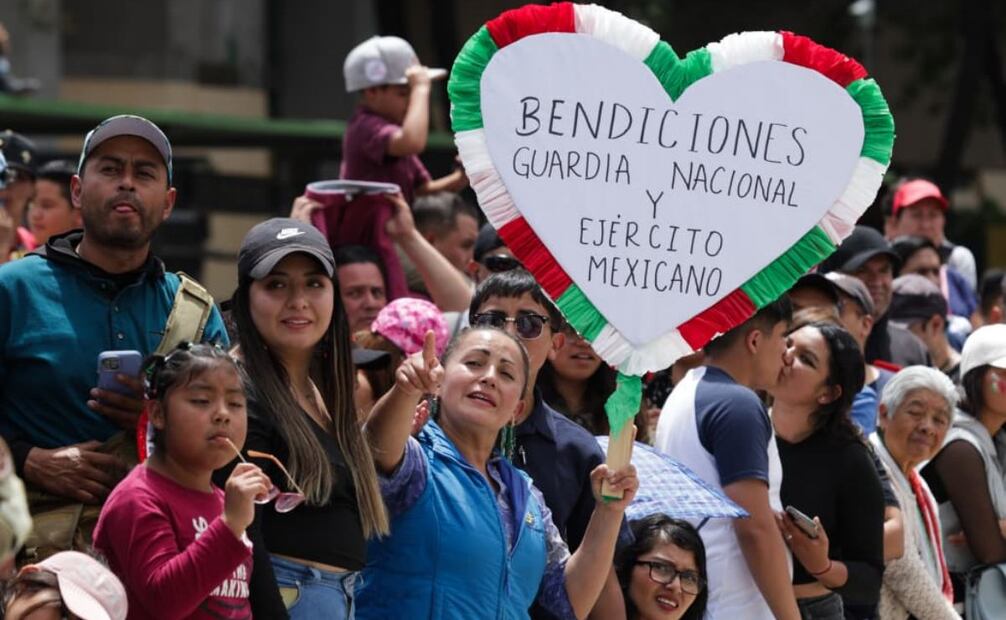 Niñas y jóvenes protagonizan Desfile Cívico Militar tras enaltecimiento de la mujer en las Fuerzas Armadas (16/09/25). Foto: Carlos Mejía/EL UNIVERSAL