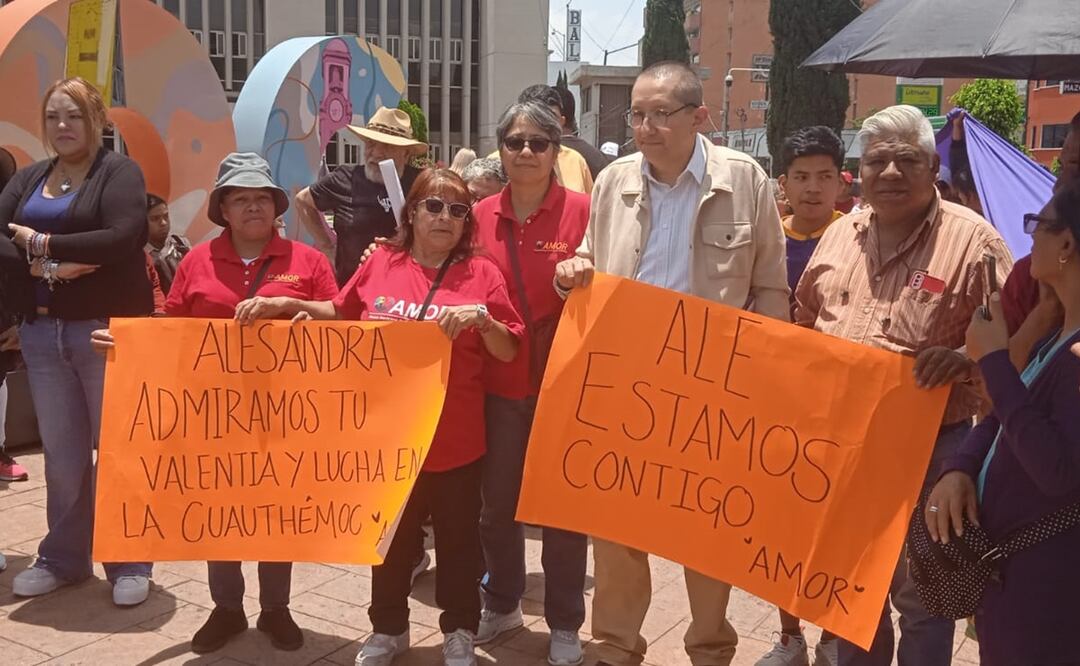 Vecinos de la alcaldía Cuauhtémoc protestan contra recuento de votos; anuncian juicios electorales. Foto: Especial