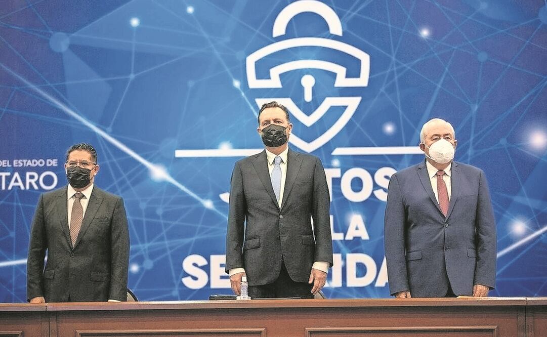 El gobernador Mauricio Kuri González señala que algunas de las acciones son el blindaje de fronteras y fortalecer la seguridad de las calles. Foto: ESPECIAL