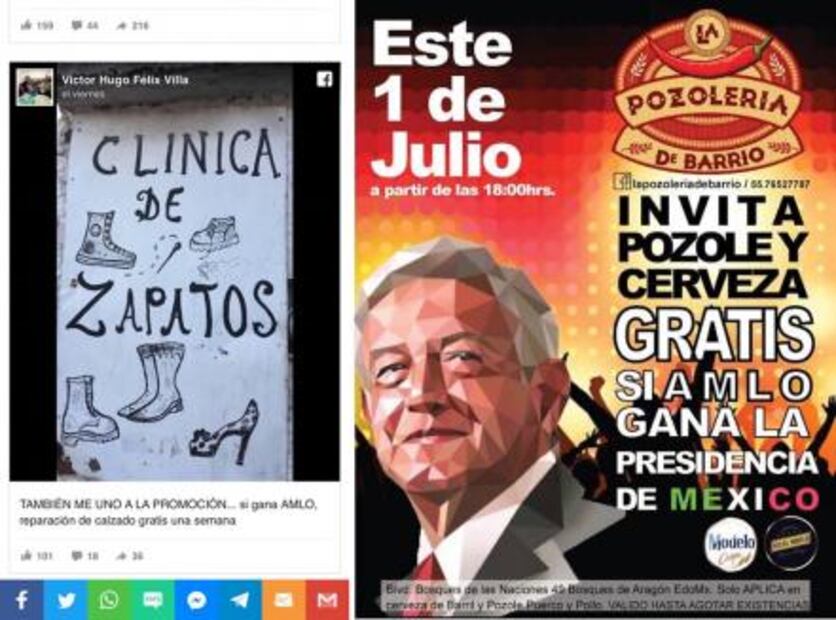 Restaurantes darán promociones si AMLO gana elección