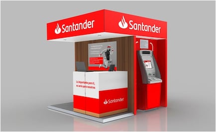 Santander y Fibra Uno instalan "sucursales" bancarias en centros comerciales