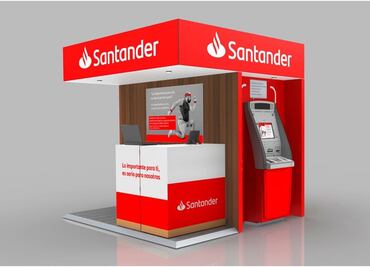 Santander y Fibra Uno instalan "sucursales" bancarias en centros comerciales