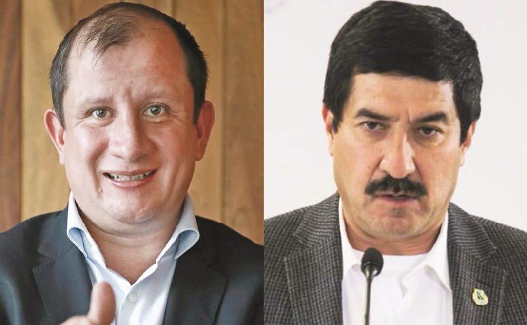 Marco Antonio Sifuentes (izq.), consultor de market ing político; Javier Corral Jurado (der.), gobernador de Chihuahua. (ARCHIVO EL UNIVERSAL)