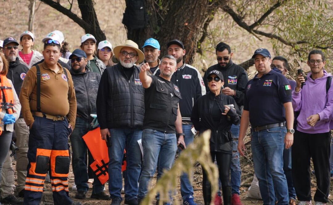 Retiran dos toneladas de basura de la Presa de Dolores en jornada de limpieza en Chapultepec. Foto: Especial