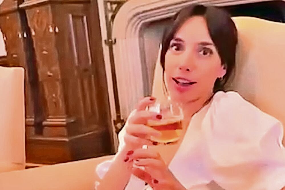 La con- ductora Tamara Pettinato. Foto Especial