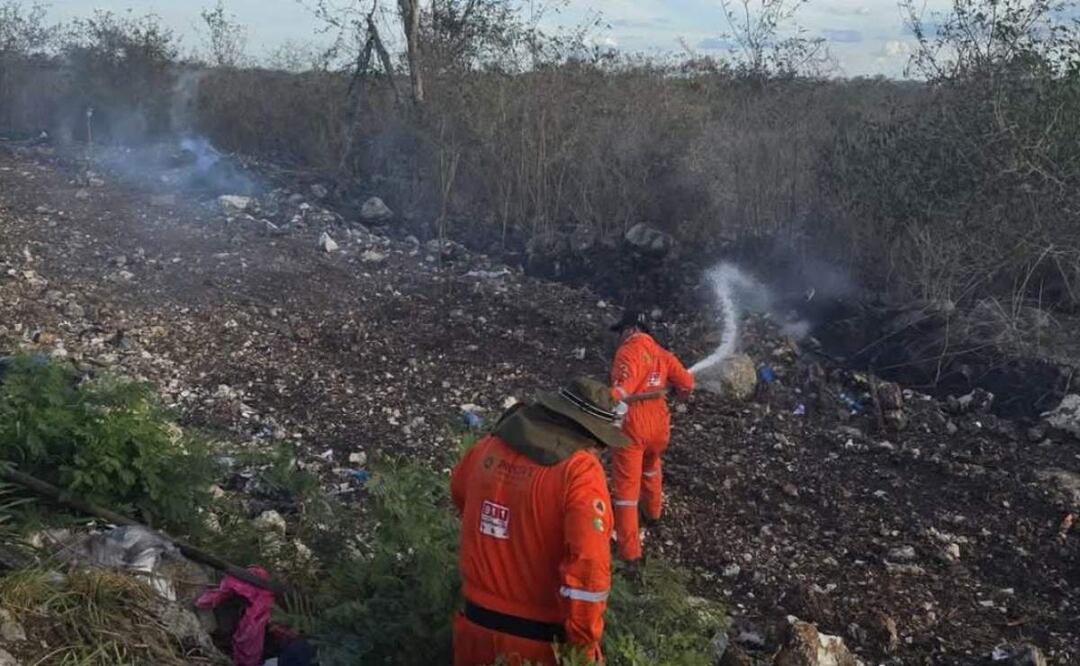 Los fuertes vientos en varias zonas de Yucatán mantiene en alerta a las autoridades ante la posibilidad de que se presenten algunos incendios (02/04/2025). Foto: Especial