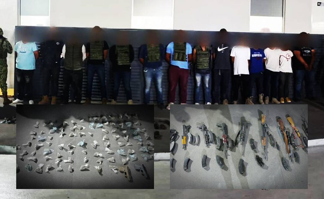 Detenidos en Nuevo León. Foto: Especial.