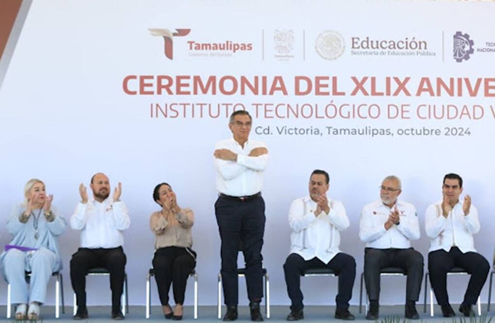 Américo Villarreal exhorta a estudiantes tamaulipecos a prepararse académicamente para participar “en las grandes oportunidades”. Foto: Especial