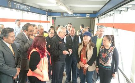 Gaviño y diputados supervisan L2 del Metro