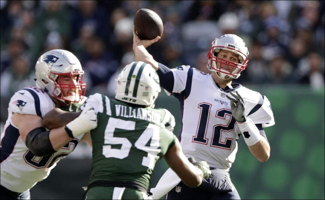 Tom Brady lanzó 283 yardas. Foto: EFE